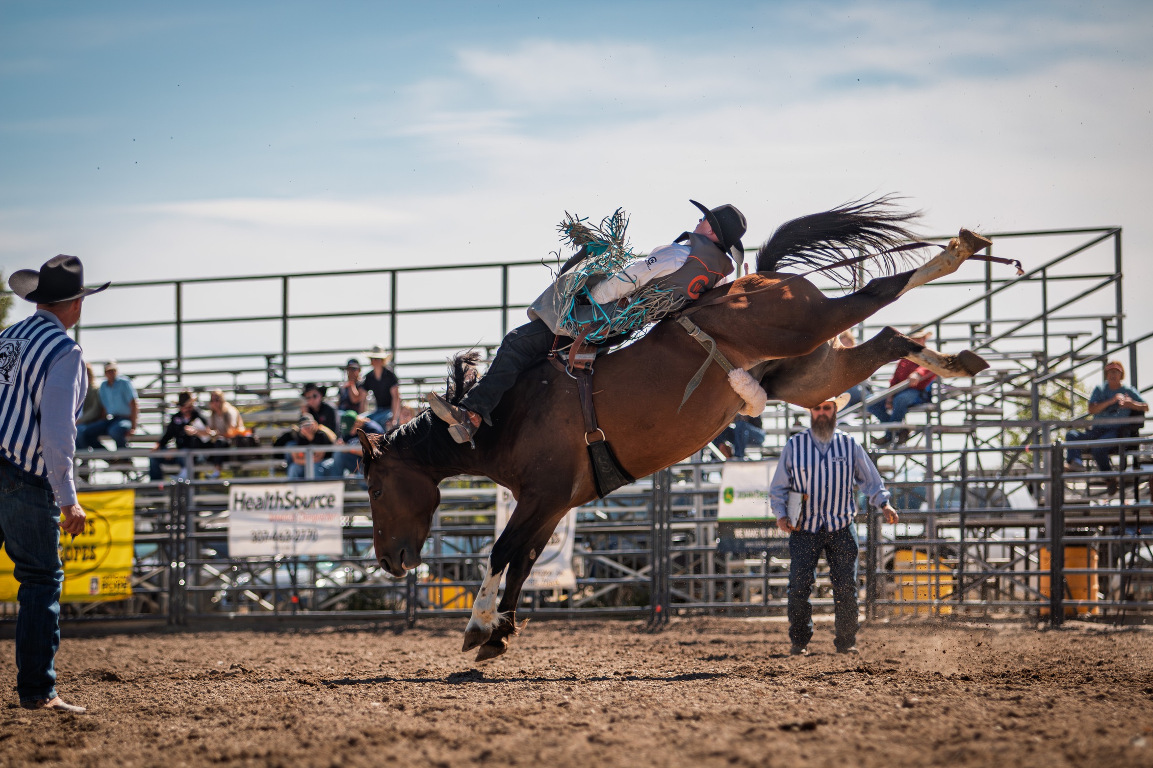 Rustler Rodeo Team Competes at Pat Hamilton Memorial Rodeo; Athletes Shine in Barebacks and Team Roping
