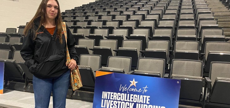 Livestock Judging Team Competes in Houston